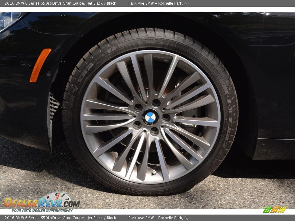 2016 BMW 6 Series 650i xDrive Gran Coupe Jet Black / Black Photo #31