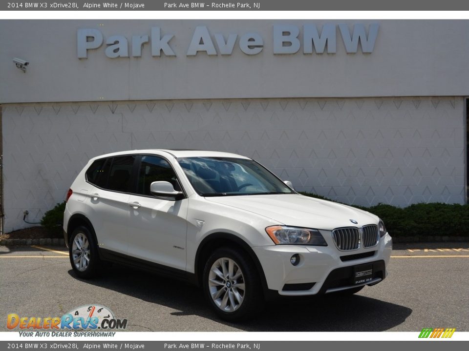 2014 BMW X3 xDrive28i Alpine White / Mojave Photo #1