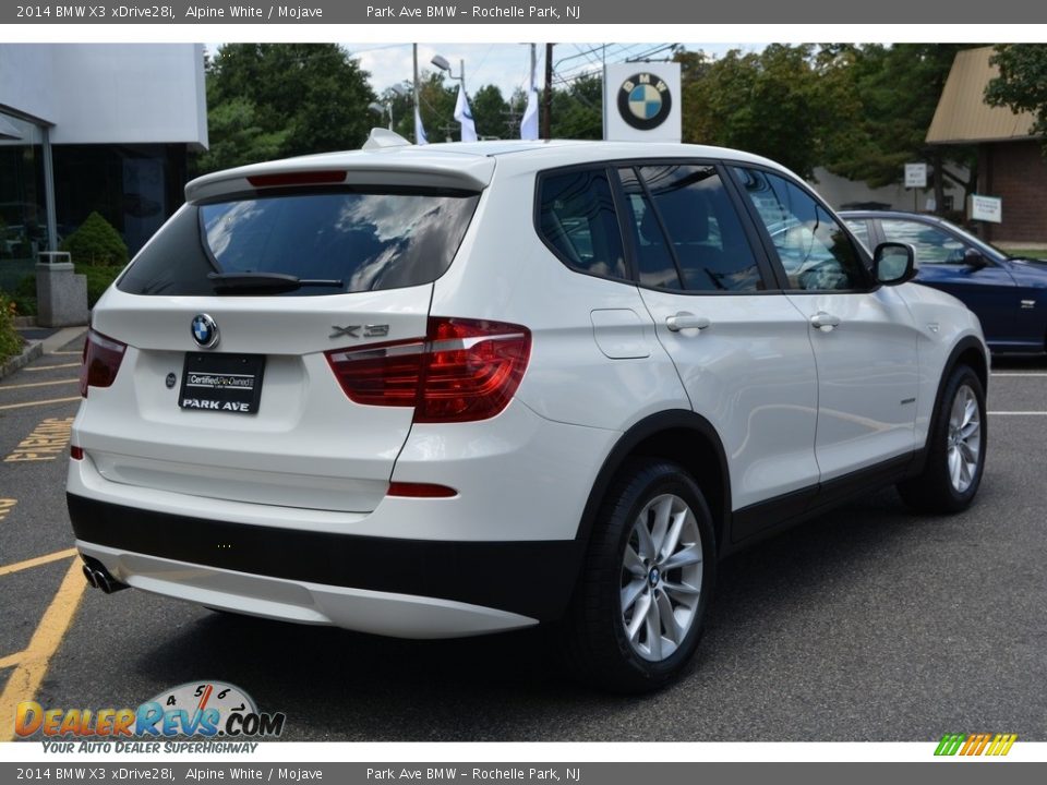 2014 BMW X3 xDrive28i Alpine White / Mojave Photo #3