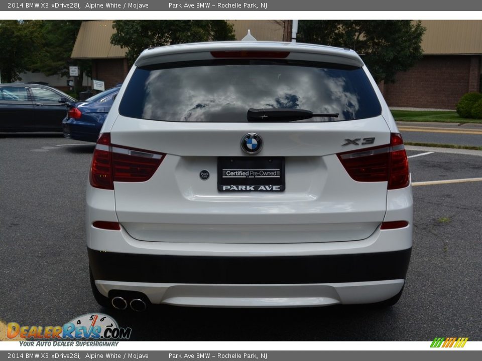 2014 BMW X3 xDrive28i Alpine White / Mojave Photo #4
