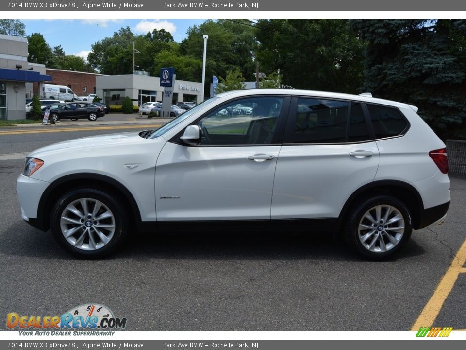 2014 BMW X3 xDrive28i Alpine White / Mojave Photo #5