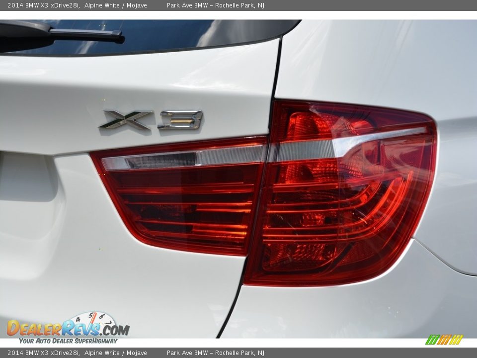 2014 BMW X3 xDrive28i Alpine White / Mojave Photo #23