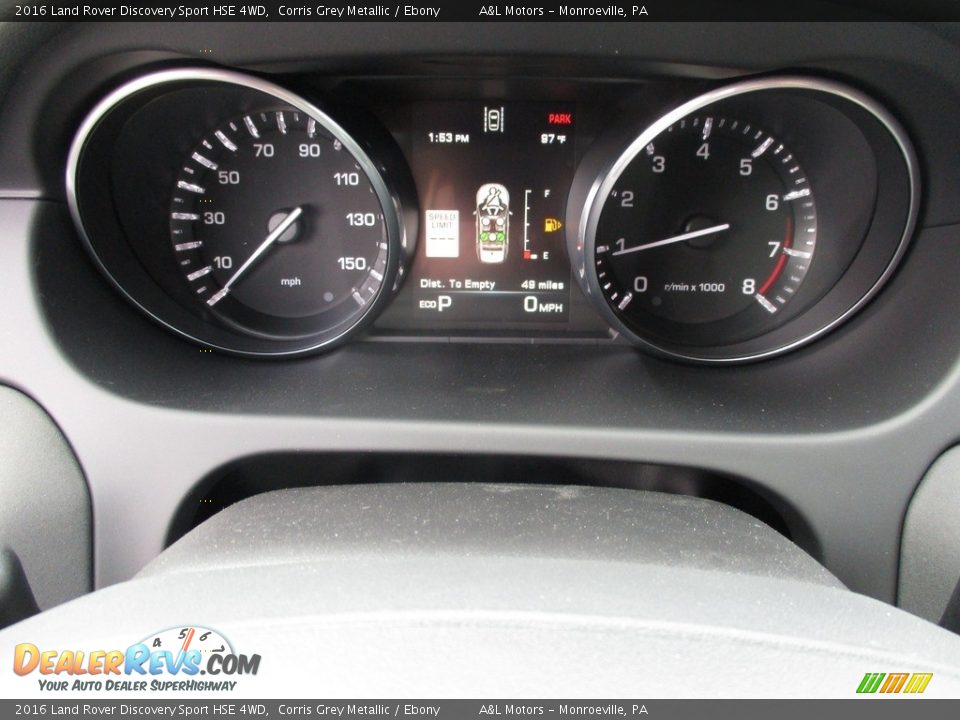 2016 Land Rover Discovery Sport HSE 4WD Corris Grey Metallic / Ebony Photo #20