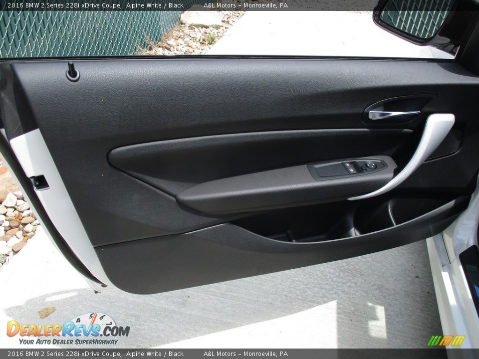 2016 BMW 2 Series 228i xDrive Coupe Alpine White / Black Photo #11
