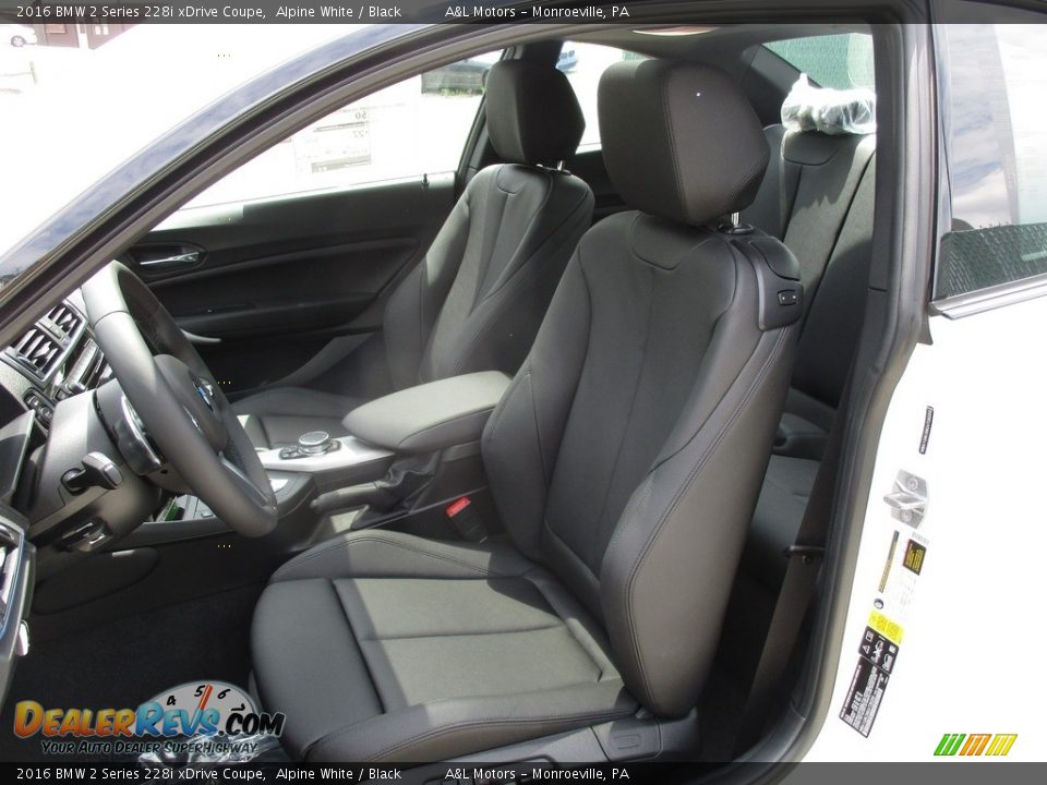 2016 BMW 2 Series 228i xDrive Coupe Alpine White / Black Photo #13