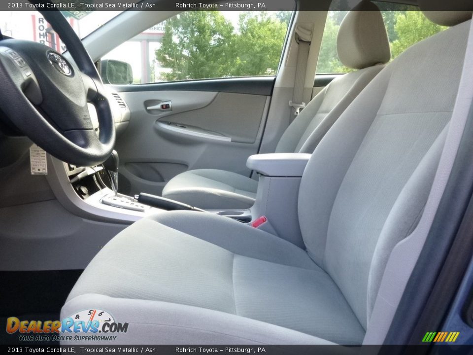 2013 Toyota Corolla LE Tropical Sea Metallic / Ash Photo #5