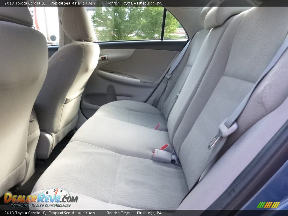 2013 Toyota Corolla LE Tropical Sea Metallic / Ash Photo #6