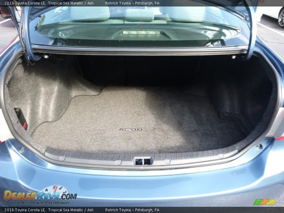 2013 Toyota Corolla LE Tropical Sea Metallic / Ash Photo #8