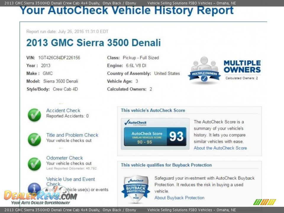 Dealer Info of 2013 GMC Sierra 3500HD Denali Crew Cab 4x4 Dually Photo #2