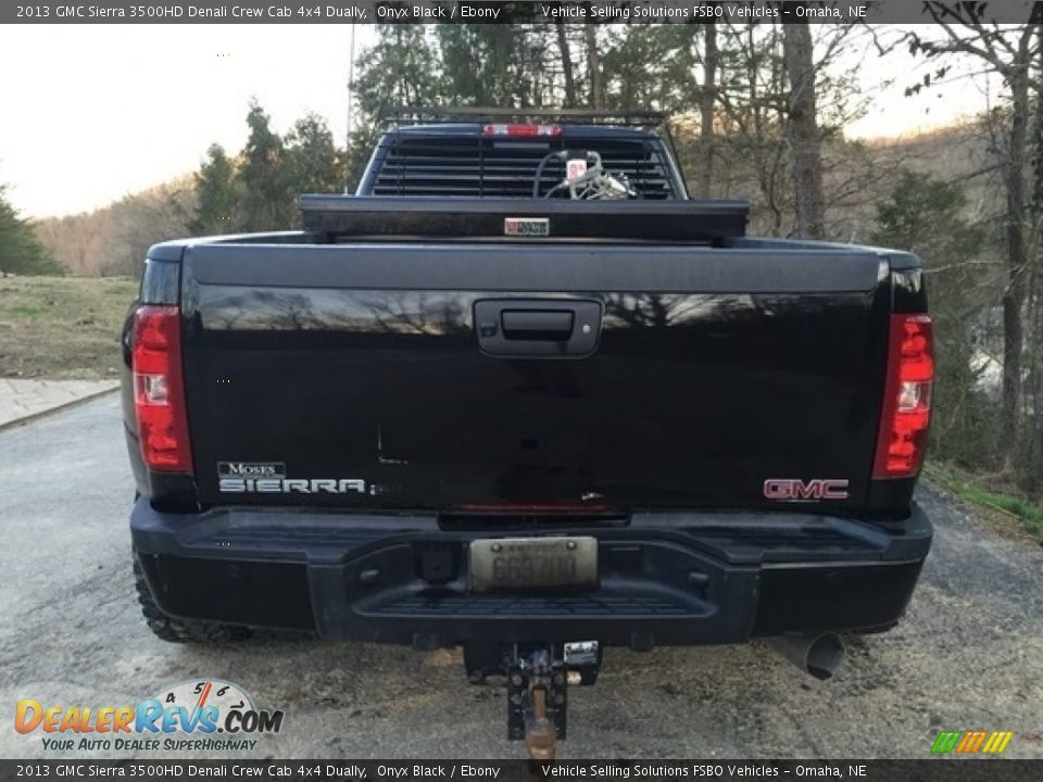 2013 GMC Sierra 3500HD Denali Crew Cab 4x4 Dually Onyx Black / Ebony Photo #5