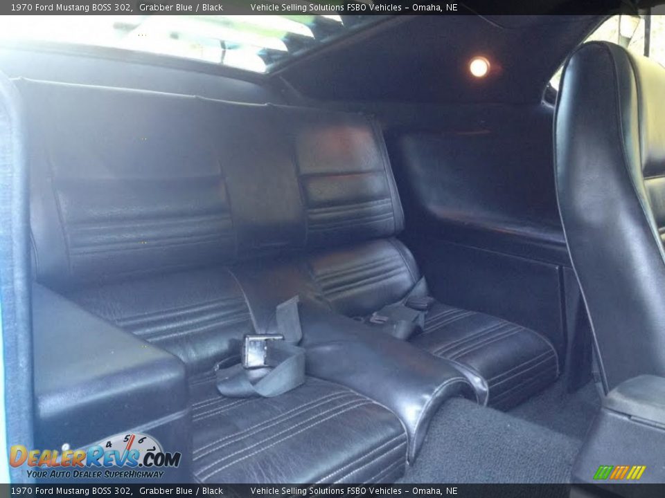 Rear Seat of 1970 Ford Mustang BOSS 302 Photo #5