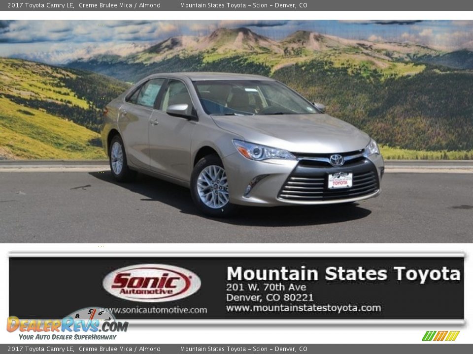 2017 Toyota Camry LE Creme Brulee Mica / Almond Photo #1