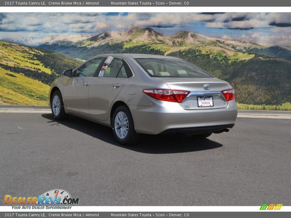 2017 Toyota Camry LE Creme Brulee Mica / Almond Photo #3
