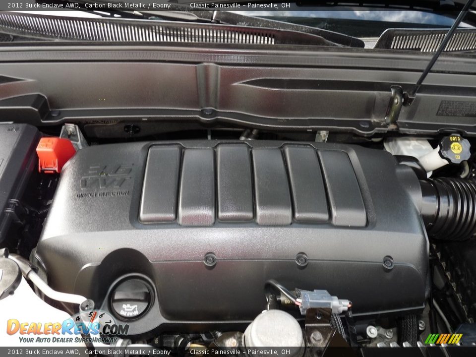 2012 Buick Enclave AWD Carbon Black Metallic / Ebony Photo #6
