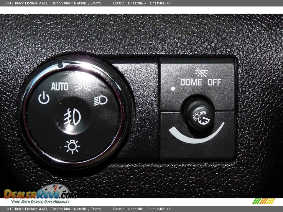2012 Buick Enclave AWD Carbon Black Metallic / Ebony Photo #14