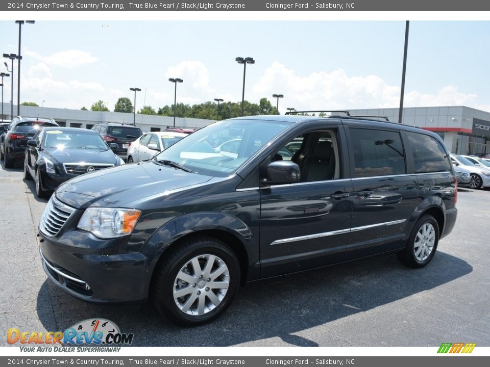 2014 Chrysler Town & Country Touring True Blue Pearl / Black/Light Graystone Photo #7