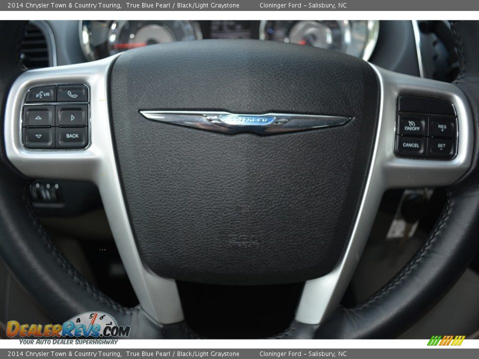 2014 Chrysler Town & Country Touring True Blue Pearl / Black/Light Graystone Photo #24