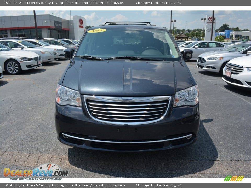 2014 Chrysler Town & Country Touring True Blue Pearl / Black/Light Graystone Photo #28