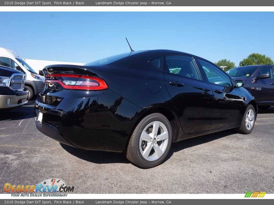 2016 Dodge Dart SXT Sport Pitch Black / Black Photo #3