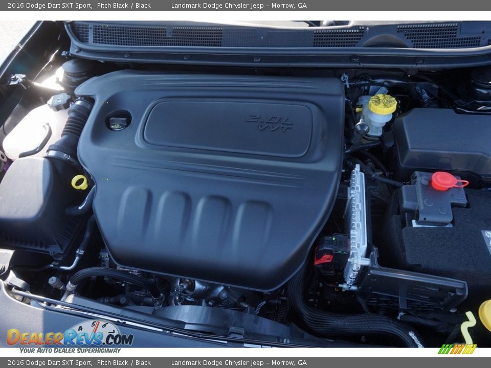 2016 Dodge Dart SXT Sport Pitch Black / Black Photo #8