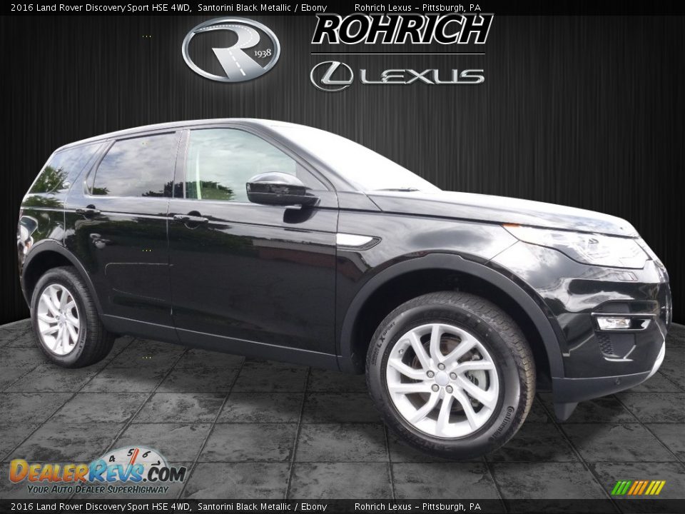 2016 Land Rover Discovery Sport HSE 4WD Santorini Black Metallic / Ebony Photo #1