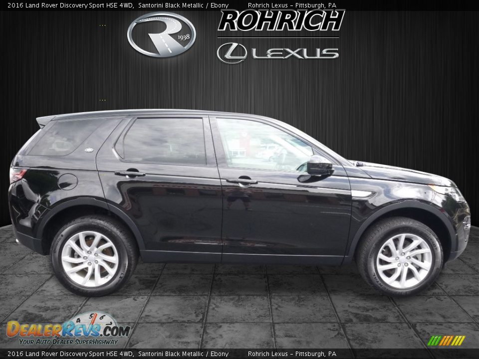 2016 Land Rover Discovery Sport HSE 4WD Santorini Black Metallic / Ebony Photo #2