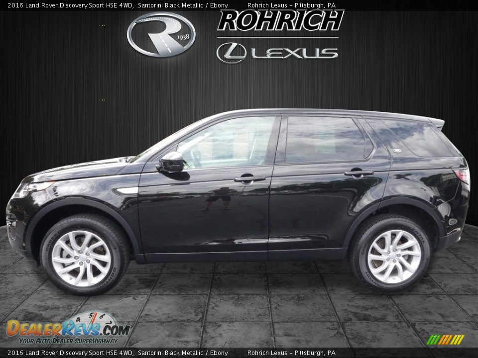 2016 Land Rover Discovery Sport HSE 4WD Santorini Black Metallic / Ebony Photo #4