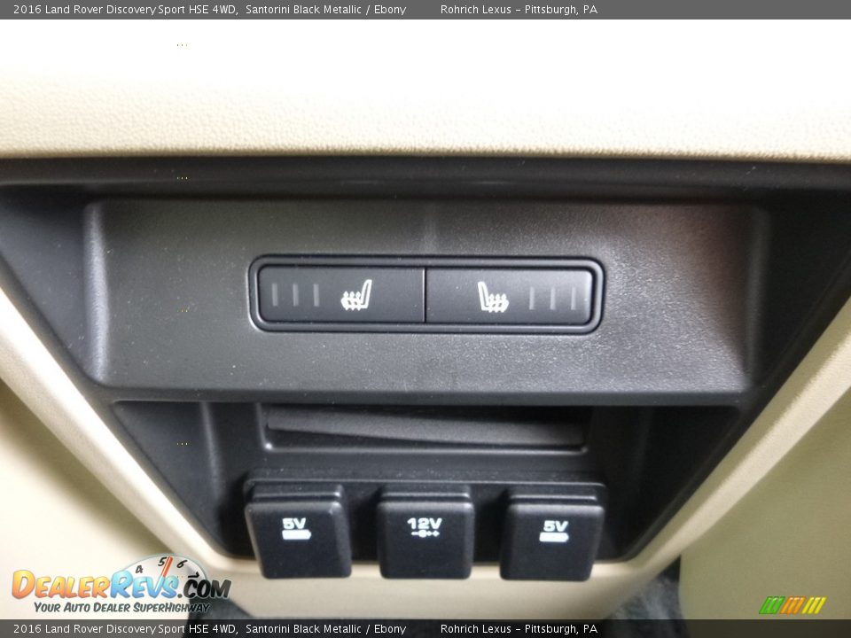 2016 Land Rover Discovery Sport HSE 4WD Santorini Black Metallic / Ebony Photo #14