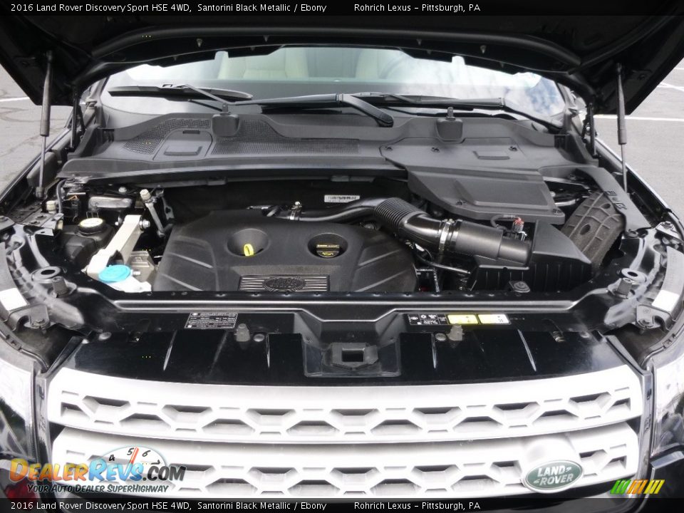 2016 Land Rover Discovery Sport HSE 4WD Santorini Black Metallic / Ebony Photo #17