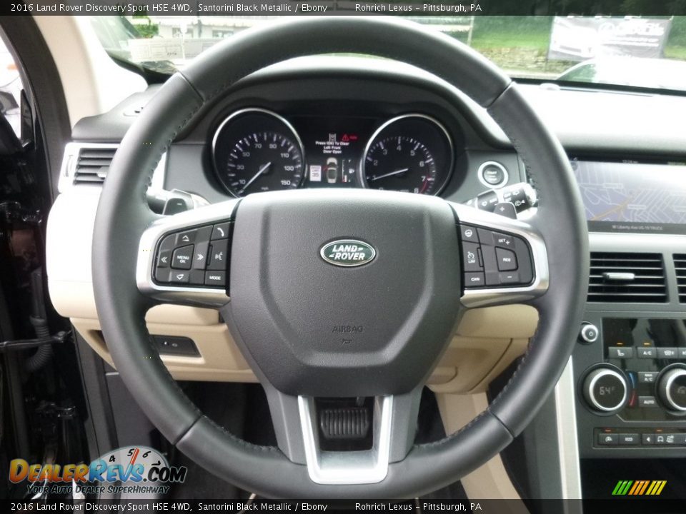 2016 Land Rover Discovery Sport HSE 4WD Santorini Black Metallic / Ebony Photo #21