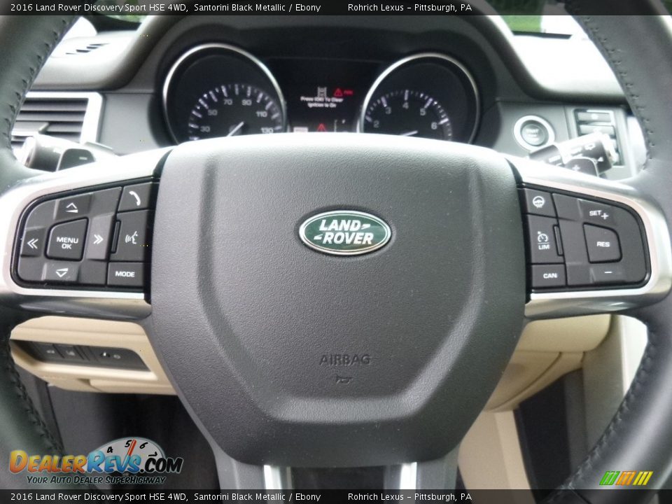 2016 Land Rover Discovery Sport HSE 4WD Santorini Black Metallic / Ebony Photo #22