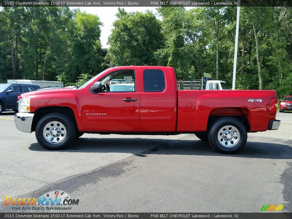 2013 Chevrolet Silverado 1500 LT Extended Cab 4x4 Victory Red / Ebony Photo #4