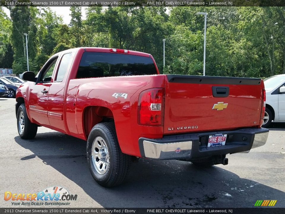 2013 Chevrolet Silverado 1500 LT Extended Cab 4x4 Victory Red / Ebony Photo #5