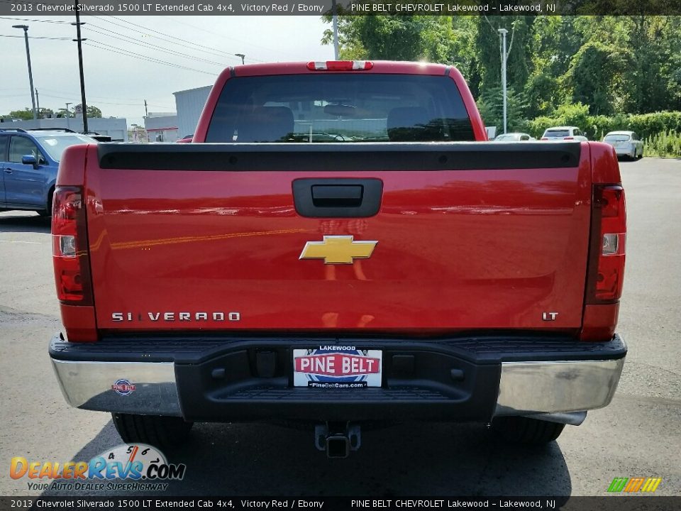 2013 Chevrolet Silverado 1500 LT Extended Cab 4x4 Victory Red / Ebony Photo #6