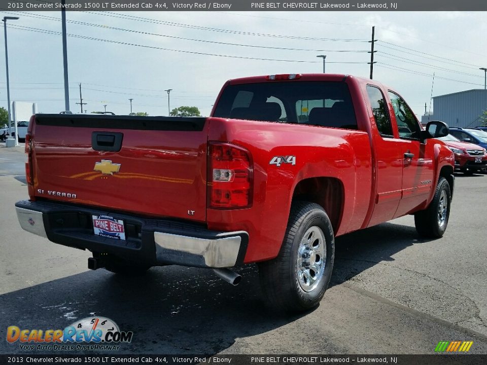 2013 Chevrolet Silverado 1500 LT Extended Cab 4x4 Victory Red / Ebony Photo #7