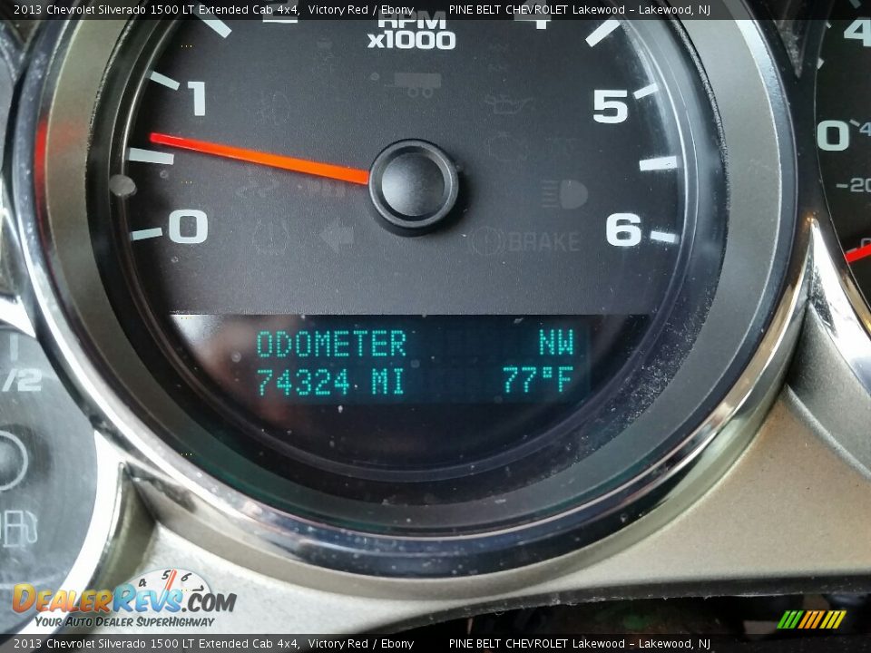 2013 Chevrolet Silverado 1500 LT Extended Cab 4x4 Victory Red / Ebony Photo #23