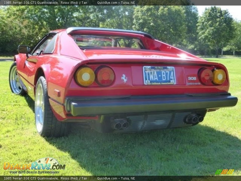 1985 Ferrari 308 GTS Quattrovalvole Rosso (Red) / Tan Photo #9