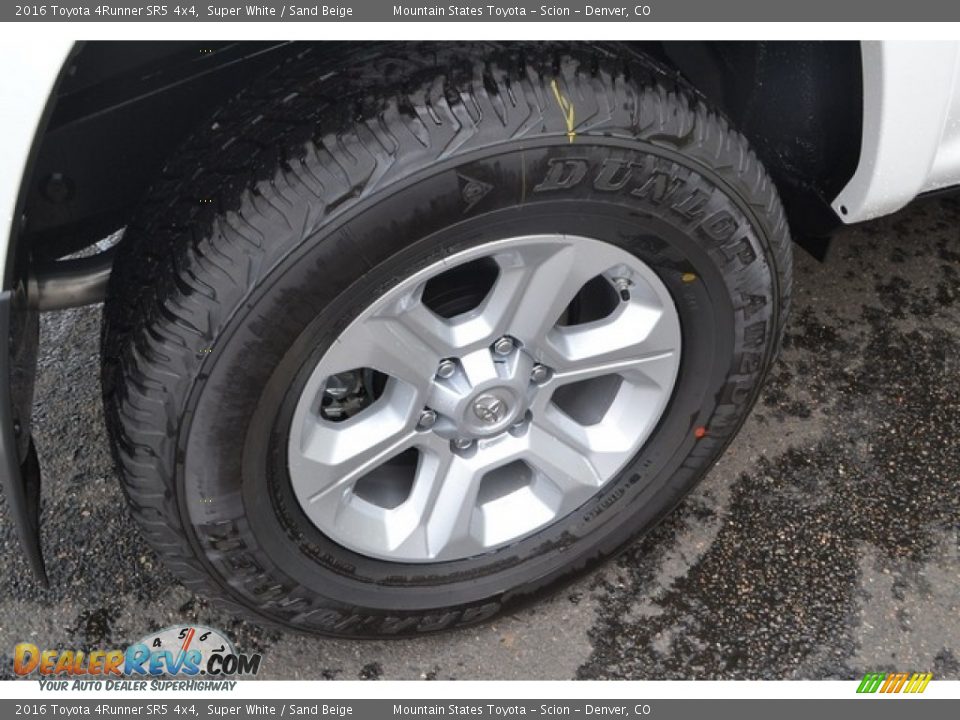 2016 Toyota 4Runner SR5 4x4 Super White / Sand Beige Photo #9