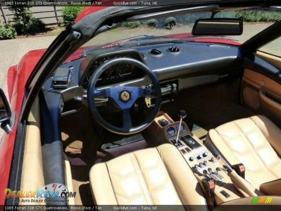 Tan Interior - 1985 Ferrari 308 GTS Quattrovalvole Photo #20