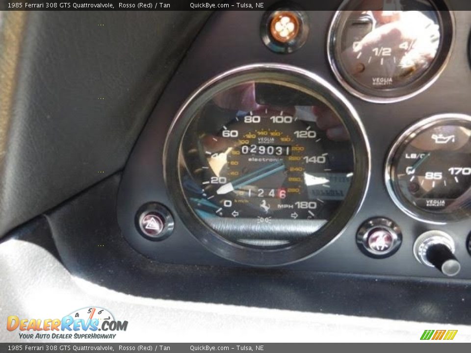 1985 Ferrari 308 GTS Quattrovalvole Rosso (Red) / Tan Photo #21