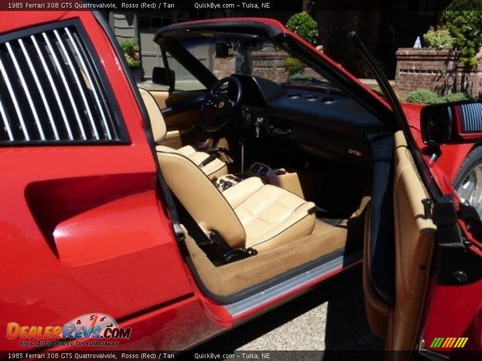 1985 Ferrari 308 GTS Quattrovalvole Rosso (Red) / Tan Photo #25