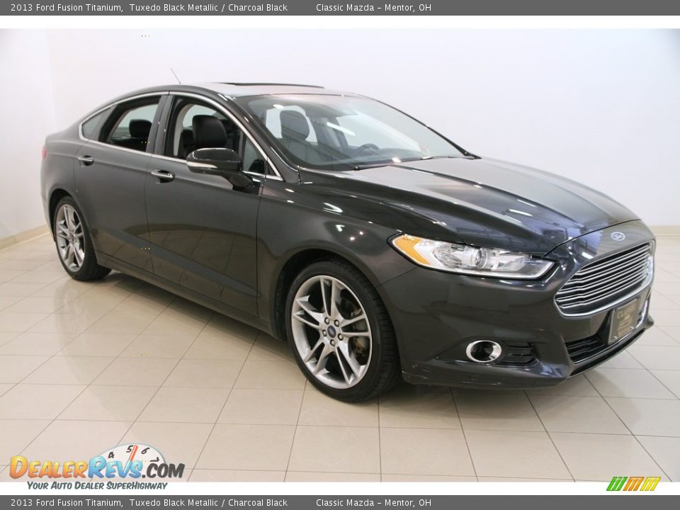 2013 Ford Fusion Titanium Tuxedo Black Metallic / Charcoal Black Photo #1