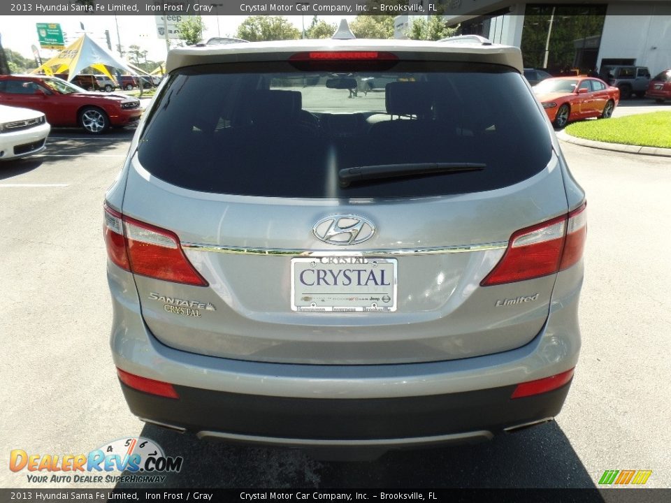 2013 Hyundai Santa Fe Limited Iron Frost / Gray Photo #9