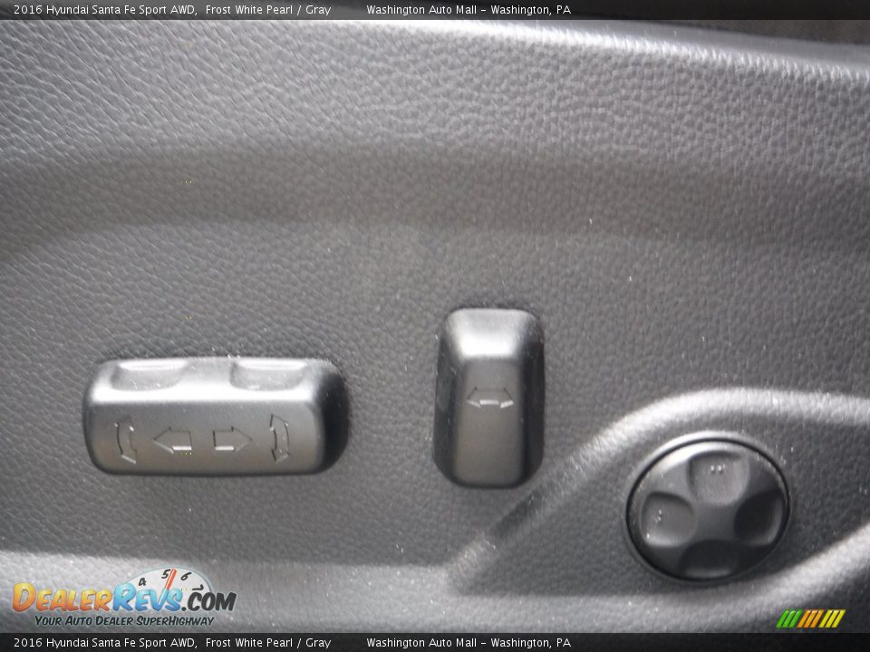 2016 Hyundai Santa Fe Sport AWD Frost White Pearl / Gray Photo #12