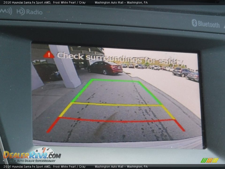 2016 Hyundai Santa Fe Sport AWD Frost White Pearl / Gray Photo #15