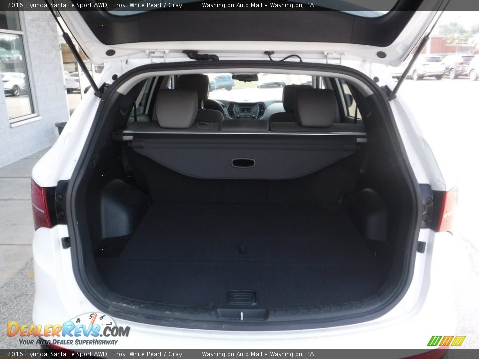 2016 Hyundai Santa Fe Sport AWD Frost White Pearl / Gray Photo #22