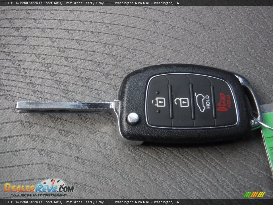 2016 Hyundai Santa Fe Sport AWD Frost White Pearl / Gray Photo #23