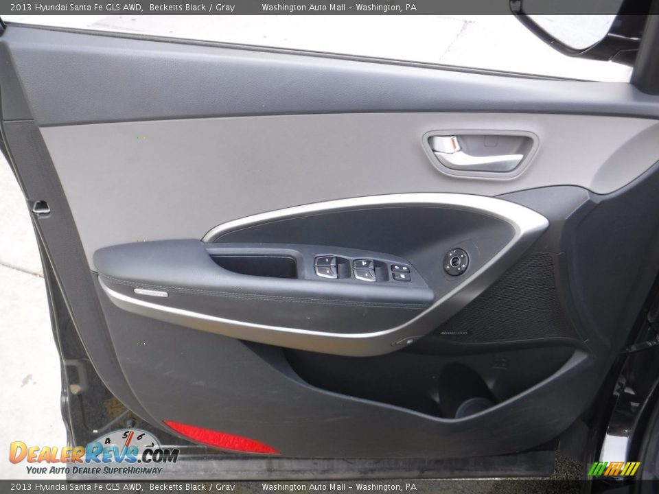 2013 Hyundai Santa Fe GLS AWD Becketts Black / Gray Photo #11