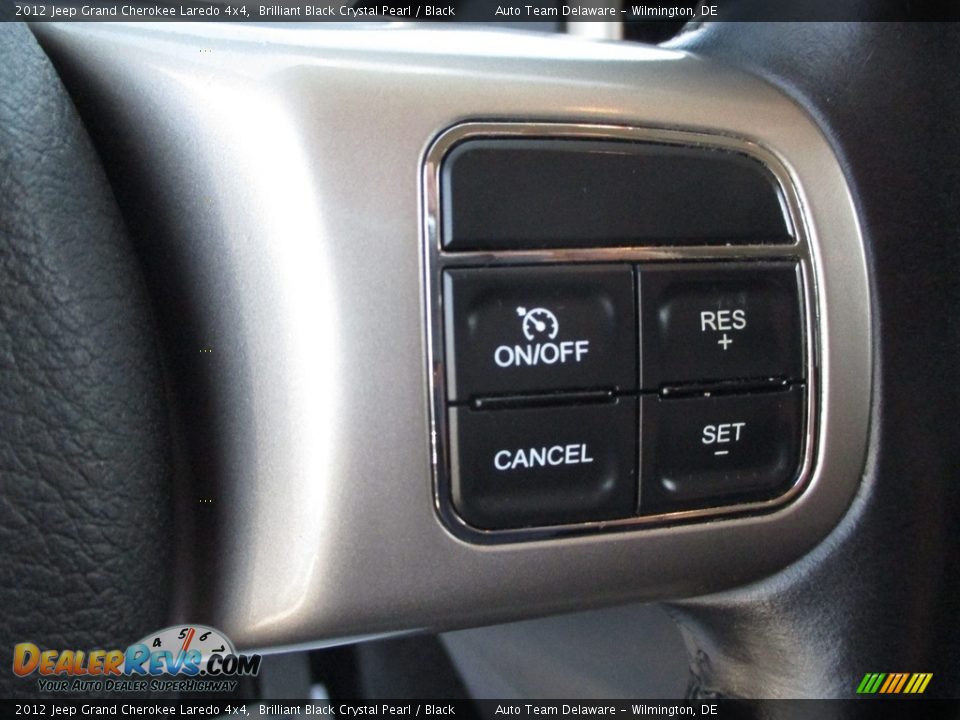 2012 Jeep Grand Cherokee Laredo 4x4 Brilliant Black Crystal Pearl / Black Photo #31