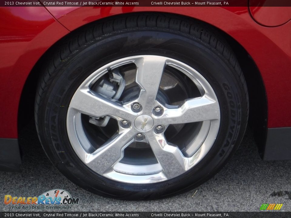 2013 Chevrolet Volt Crystal Red Tintcoat / Jet Black/Ceramic White Accents Photo #3
